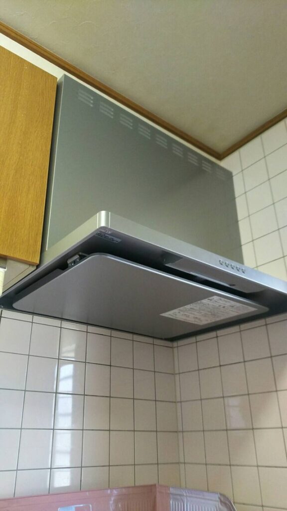 最新レンジフードは、フラットスリムな形☆in足利市